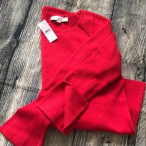 Loft size small red sweater